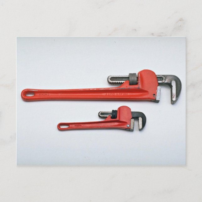 Tools of Trade- Two monkey wrenches Postcard (Front)