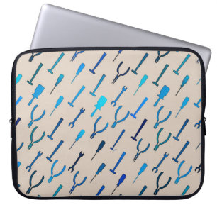 Tools, on medium grey laptop sleeve