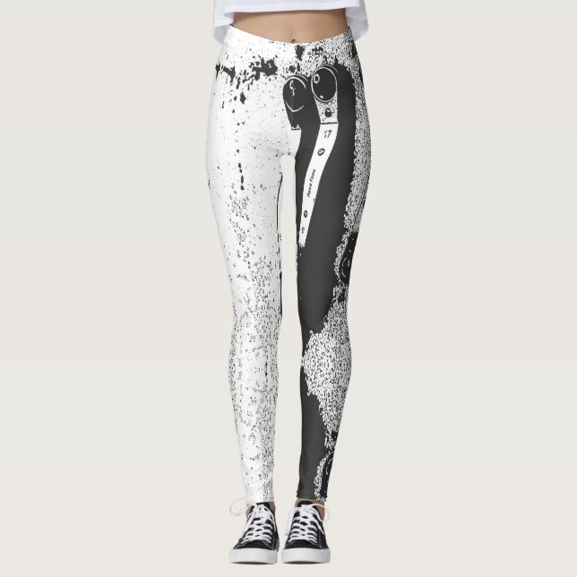 Tools Spanners Mechanical Industrial Feel Leggings (Front)