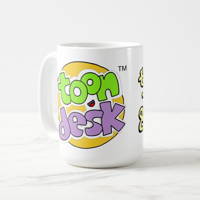 Toon Desk - Toon, Toys & Fun - Coffee Mug (Devant gauche)