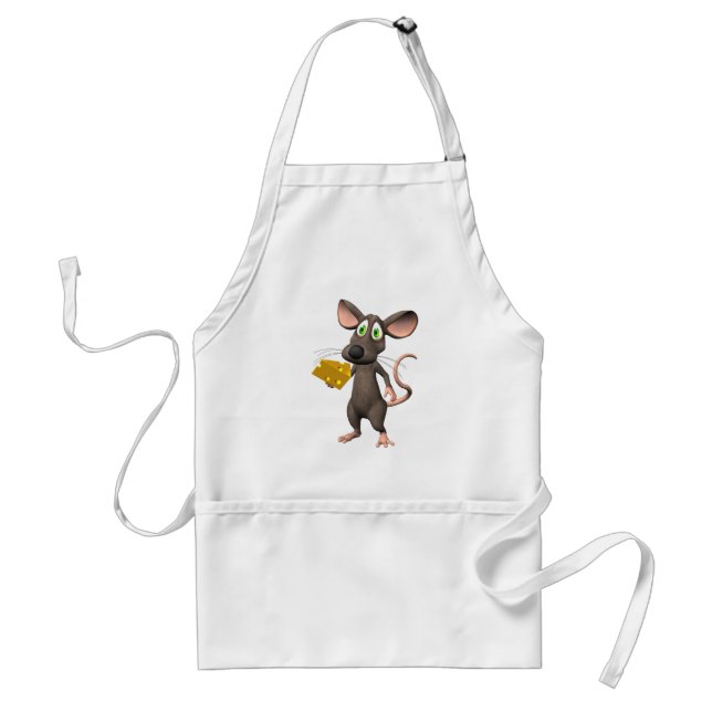 Toon Mouse With Cheese Apron (Front)