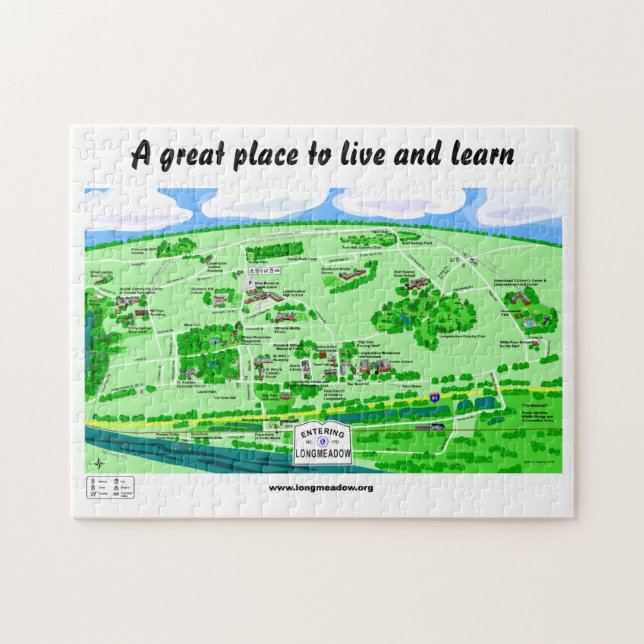 TOON of Longmeadow Puzzle with Gift Box (14x11") (Horizontal)