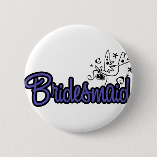 ToonDoveBridesmaidInd 2 Inch Round Button
