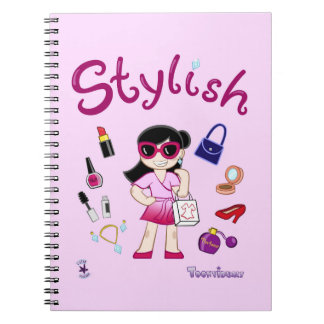 TOONVIDUALS Cahier à spirale fille modèle élégant 