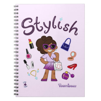TOONVIDUALS Cahier à spirale Fille stylée 1