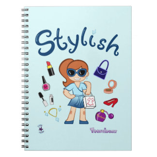 TOONVIDUALS Stylish Girl 3 Carnet Spiral