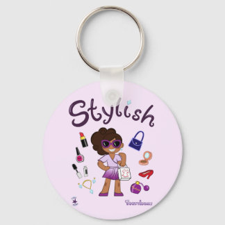 TOONVIDUALS Stylish Model Girl 1 Keychain