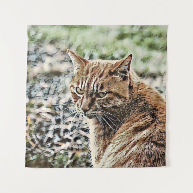 toony cat tapestry (Front)