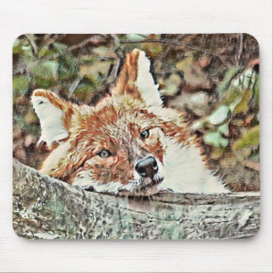 Toony Fox Mouse Pad