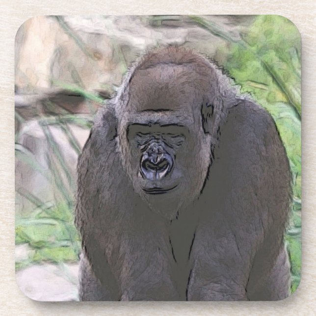 toony Gorilla Coaster (Front)