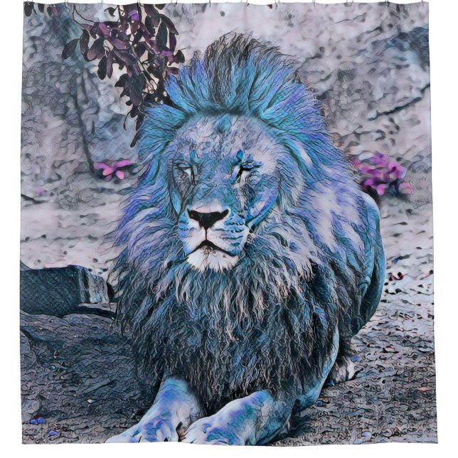 Toony lion blue (Front)