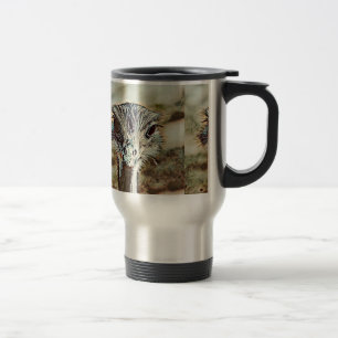 toony ostrich travel mug