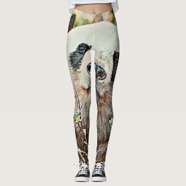 toony panda leggings (Front)