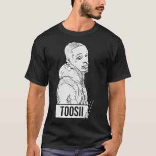 Toosii Brown White v T-Shirt