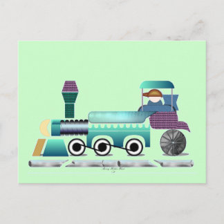 Toot Toot Train Postcard