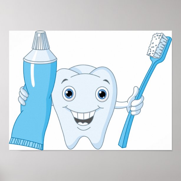 Brushing Teeth Posters, Prints &amp; Poster Printing | Zazzle CA