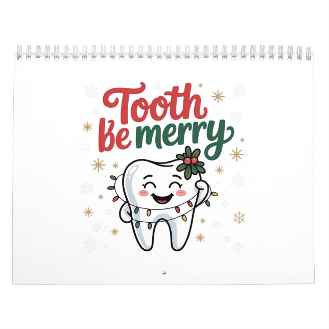 Tooth Be Merry Funny Dental Dentist Christmas Calendar (Cover)