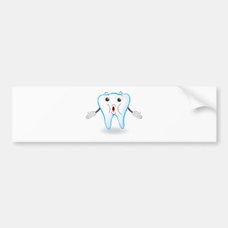 tooth bumper sticker