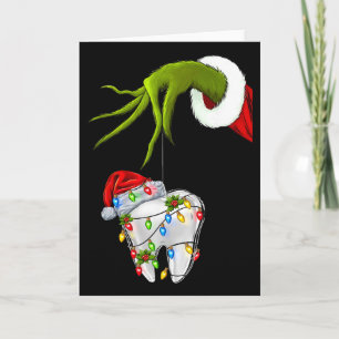 Tooth Dentist Dental Istant Teeth Christmas Xmas H Card