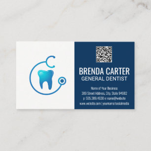 Tooth Doctor QR Scan Code Business Card