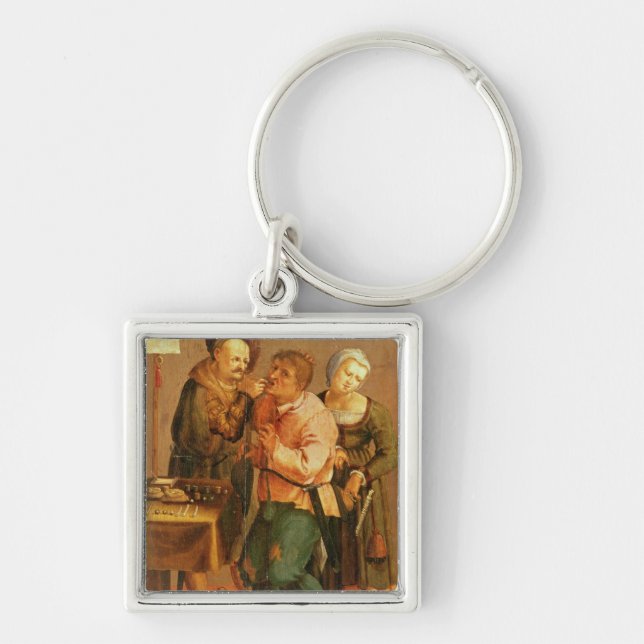 Tooth Extraction Keychain (Front)