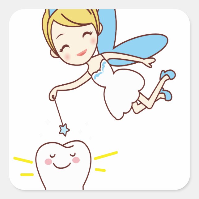 Tooth Fairy Day - Appreciation Day Square Sticker (Front)