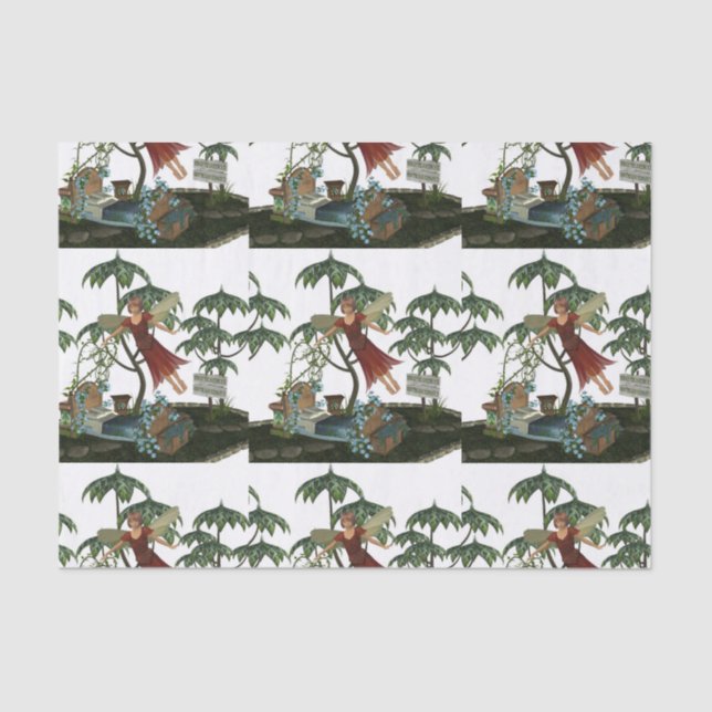 Tooth Fairy in Flight Tissue Paper (Front)