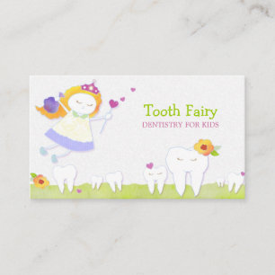 Tooth Fairy Pediatric Dentists Business Card