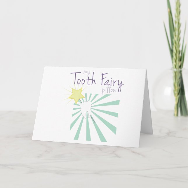 Tooth Fairy Pillow Card (Front)