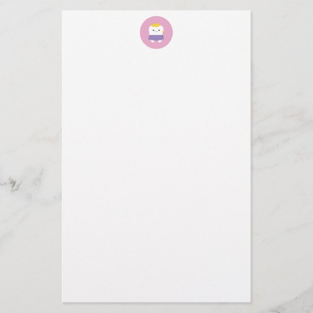 Tooth Fairy Princess Stationery (Front)