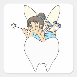 Tooth Fairy Square Sticker