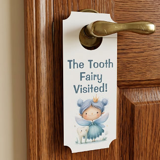 Tooth Fairy Tooth Pick-Up Request Door Hanger