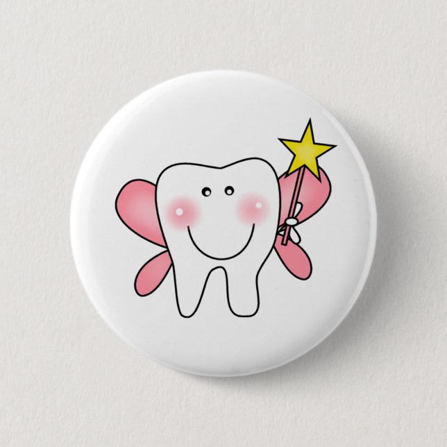 Tooth Fairy Tshirts and Gifts 2 Inch Round Button (Front)