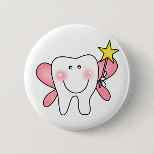 Tooth Fairy Tshirts and Gifts 2 Inch Round Button