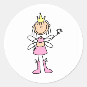 Tooth Fairy With A Lost Tooth Sticker