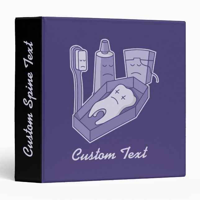 Tooth Funeral Binder (Front/Spine)