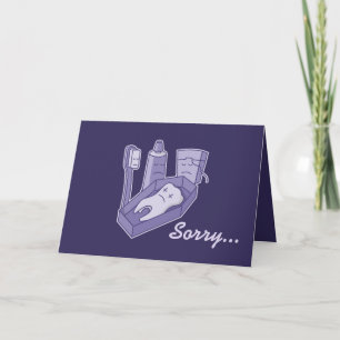Tooth Funeral Card