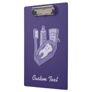 Tooth Funeral Clipboard