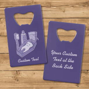 Tooth Funeral Credit Card Bottle Opener