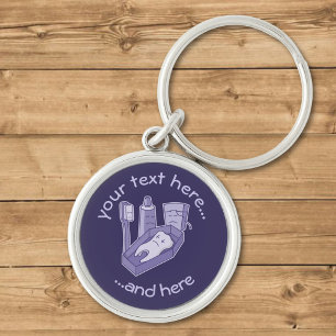 Tooth Funeral Keychain