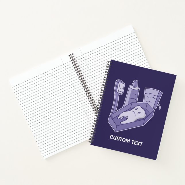 Tooth Funeral Notebook (Inside)
