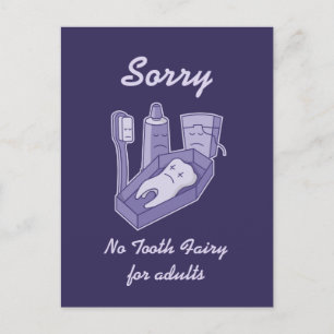 Tooth Funeral Postcard