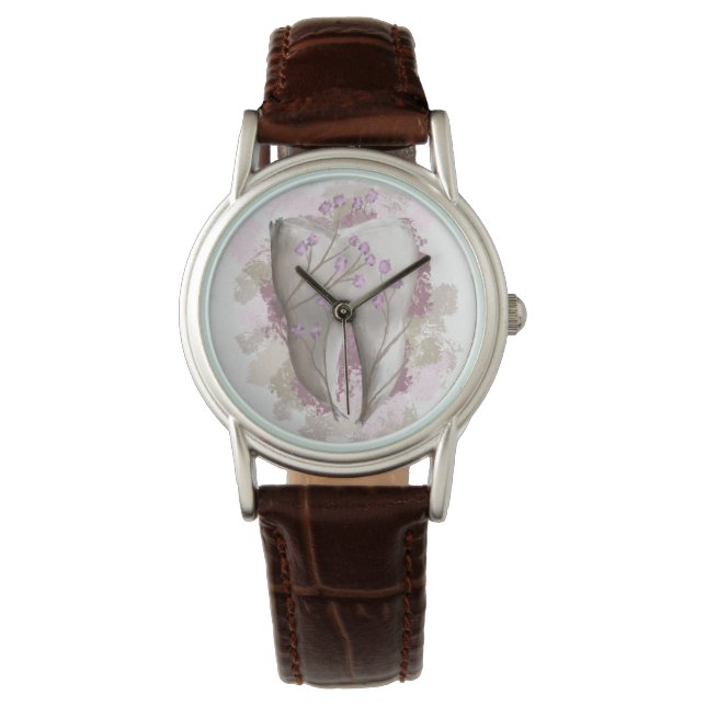 Tooth Painting. Dentist, Dental Assistant. Gift. Watch (Front)
