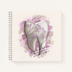 Tooth Painting. Dentist, Dental Assistant Template Notebook