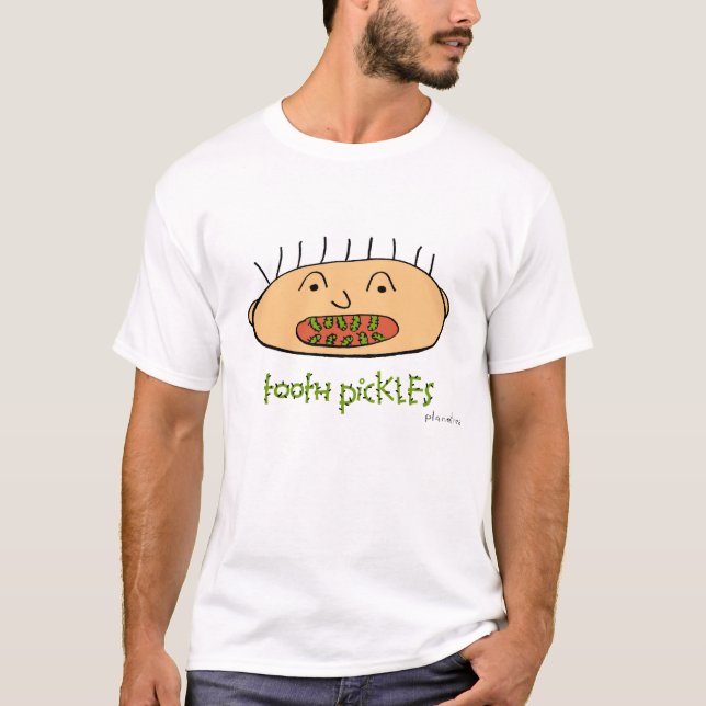 tooth pickles, classic tee (Front)
