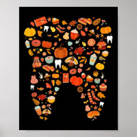 Tooth Teeth Happy Fall Y'all Dental Dentist Thanks