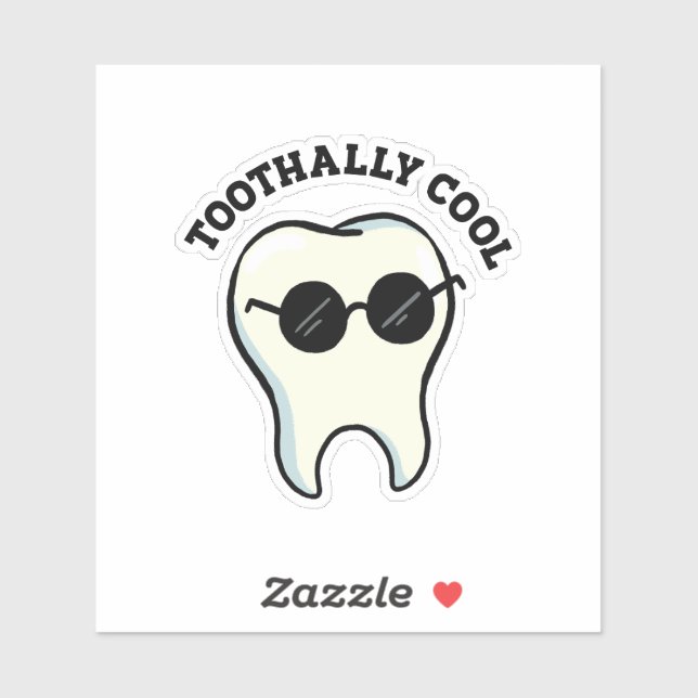 Toothally Cool Teeth Pun Die-Cut (Sheet)