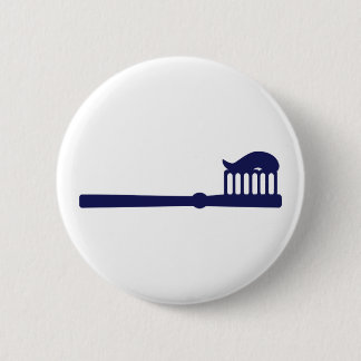 Toothbrush 2 Inch Round Button