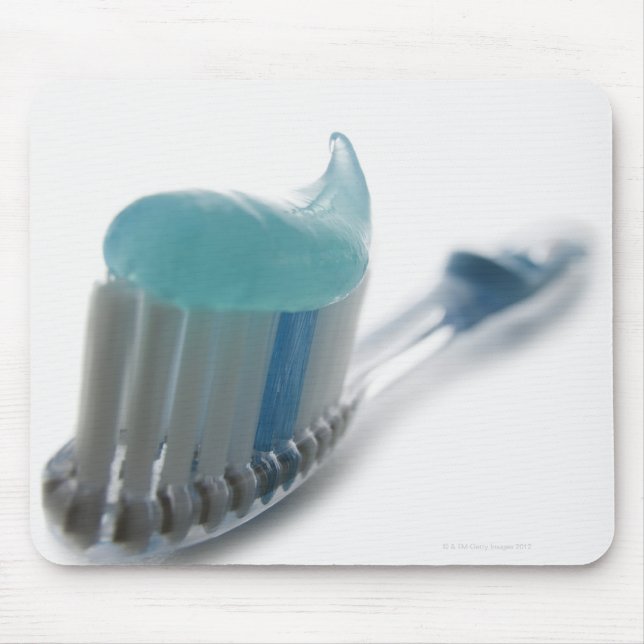 Toothbrush and Toothpaste Mouse Pad (Front)