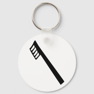 toothbrush icon keychain